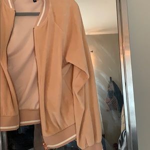 Velvet tracksuit jacket